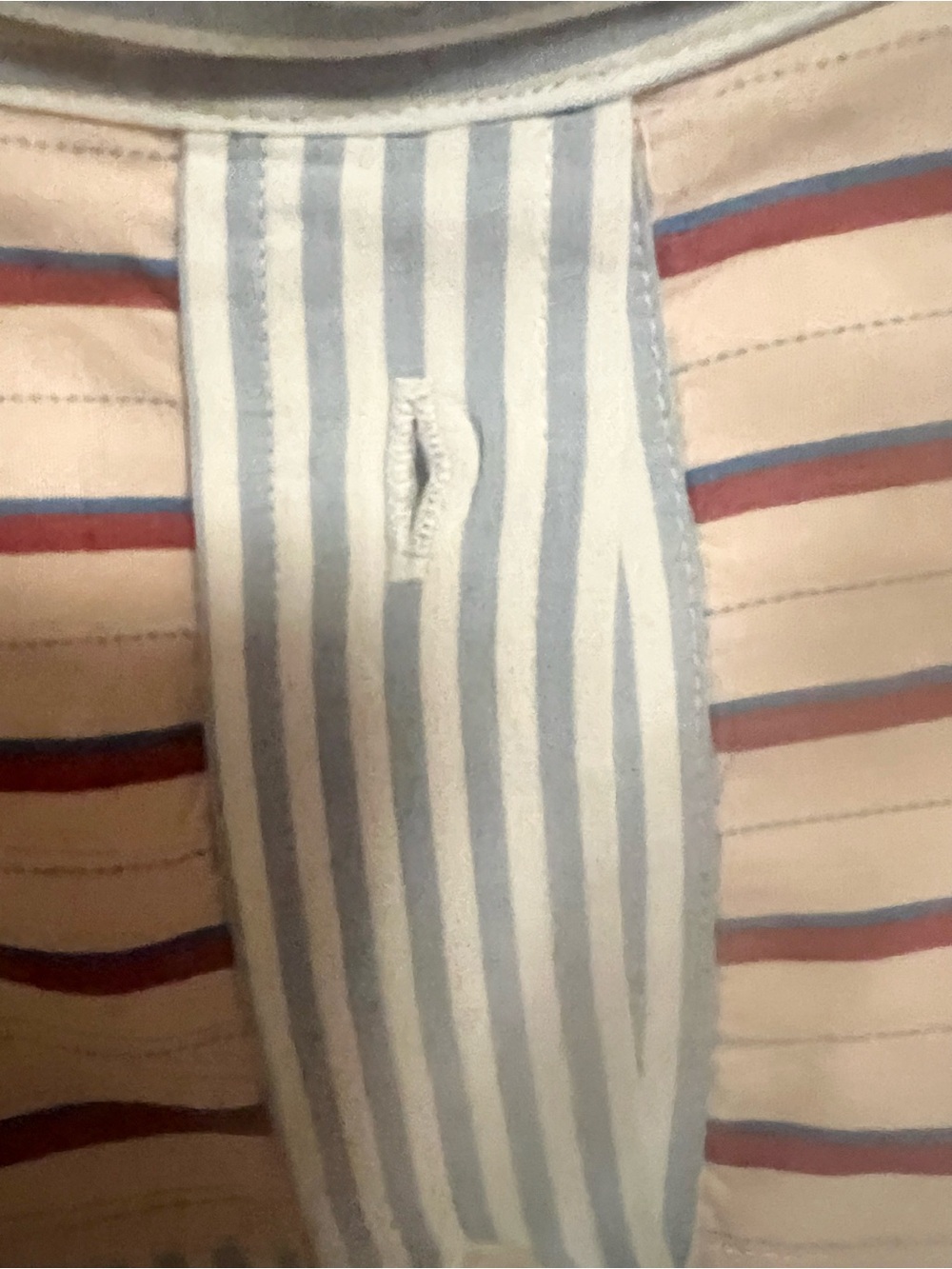 Essentiel Antwerp cotton striped preppy button front blouse size M - Picture 7 of 10